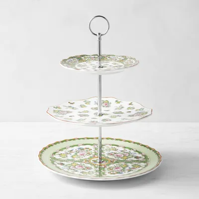 Famille Rose 3-Tiered Stand