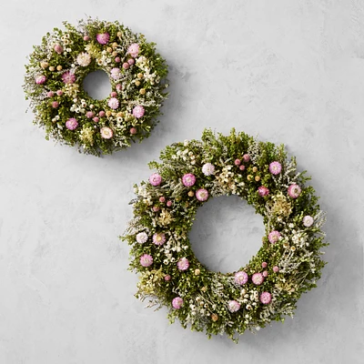 Famille Rose Live Wreath