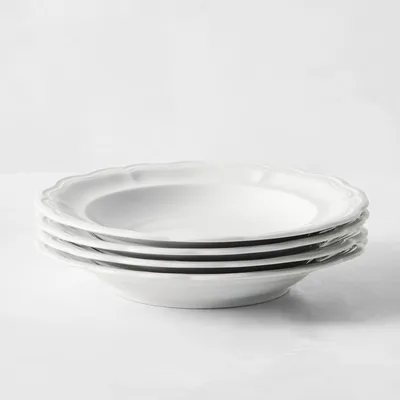 Pillivuyt Queen Anne Porcelain Soup Plates