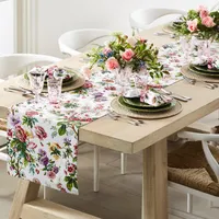 Spring Floral Table Runner