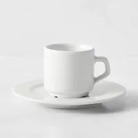 Apilco Tradition Porcelain Espresso Cups, Set of 2