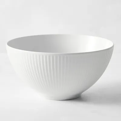 Pillivuyt Plisse Porcelain Serving Bowl