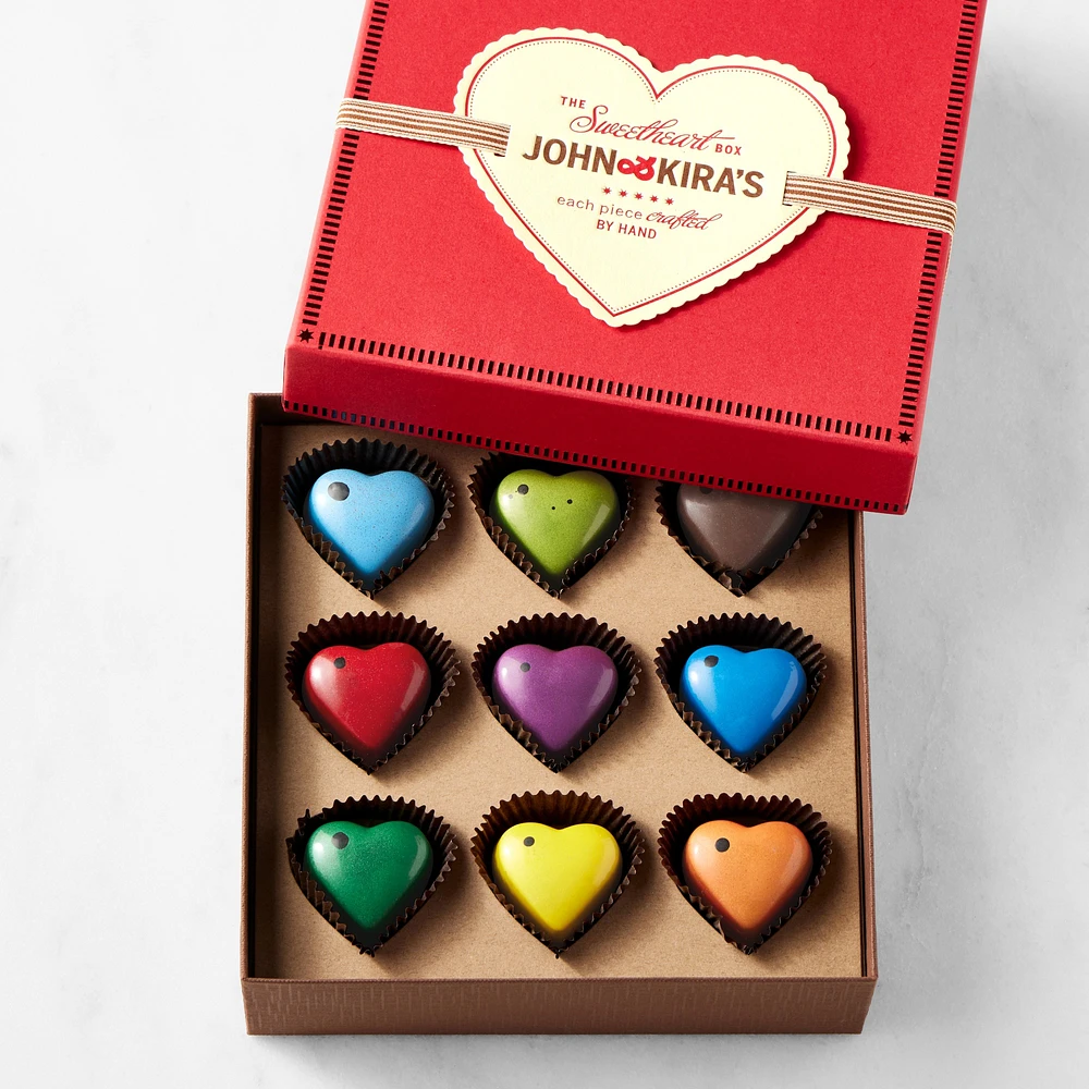 John & Kira's Chocolate Rainbow Hearts