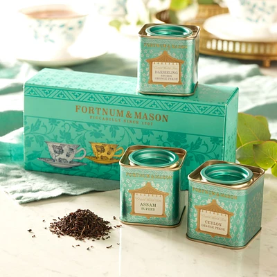 Fortnum & Mason Three Mini Classic Loose Leaf Teas