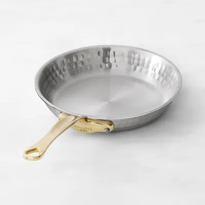 Mauviel M'Elite B Hammered Stainless-Steel Fry Pan