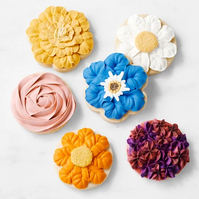 Spring Floral Cookies, Set of 6