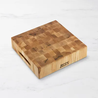 Boos End-Grain Square Chopping Block, Maple