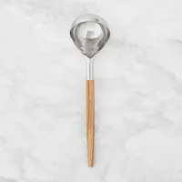 Williams Sonoma Stainless Steel Olivewood Ladle