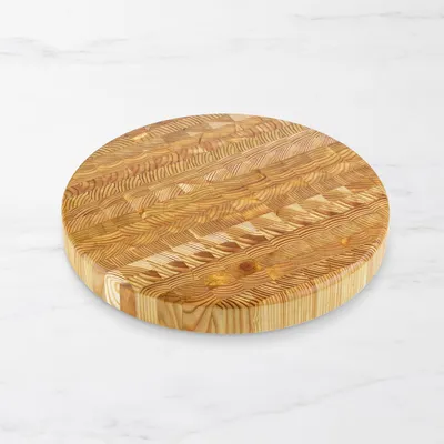 Larch Wood Round Cutting Board