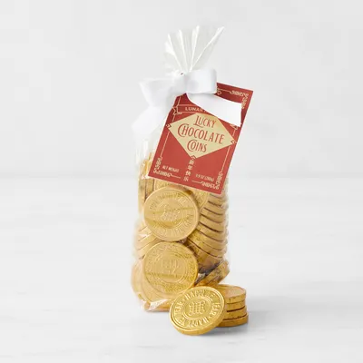 Williams Sonoma Lunar New Year Chocolate Foiled Coins