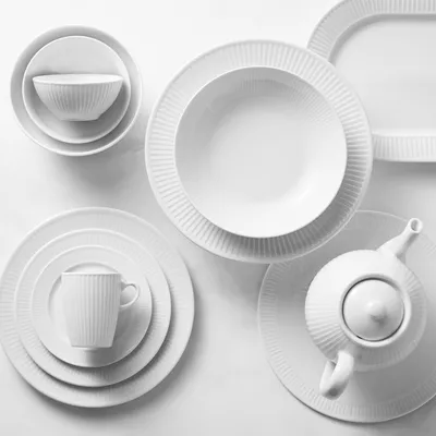 Pillivuyt Plisse Porcelain Dinnerware Collection