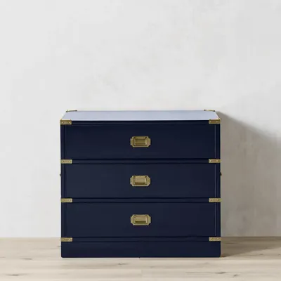 Campaign 3-Drawer Nightstand