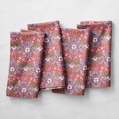 Williams Sonoma x Morris & Co. Eye Bright Napkins, Set of 4