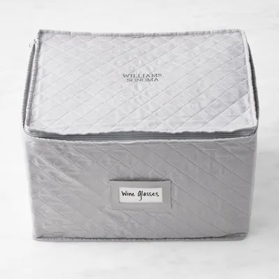 Hold Everything Functional Glassware Fabric Storage Case