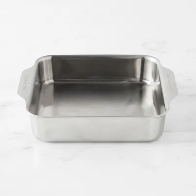 Williams Sonoma Thermo-Clad Stainless-Steel Ovenware Baking Pan, 8" x 8"
