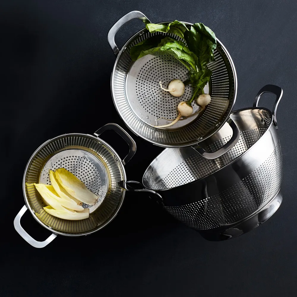 Williams Sonoma Stainless-Steel Colanders