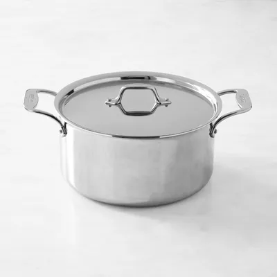 All-Clad G5 Graphite Core Stainless-Steel Stock Pot, 8-Qt.