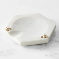 Williams Sonoma Honeycomb Marble Spoon Rest