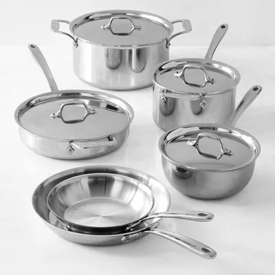 All-Clad G5 Graphite Core Stainless-Steel -Piece Cookware Set