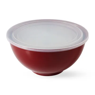 Melamine Mixing Bowls with Lid, Set of 6