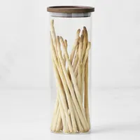 Hold Everything Slim Stackable Canisters, Ashwood