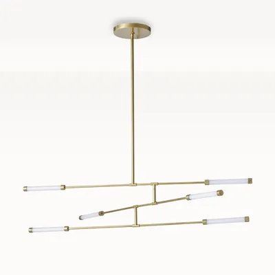 Integrated LED Linear Chandelier