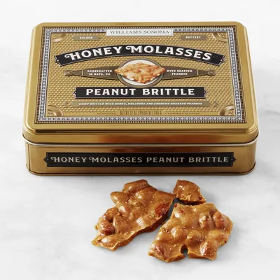 Honey Molasses Peanut Brittle Tin