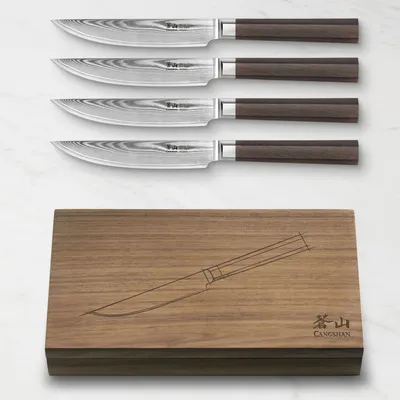 Cangshan Maya Steak Knives, Set of 4