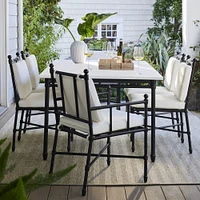 Calistoga Outdoor Fiberstone Dining Table