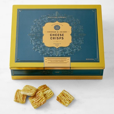 Williams Sonoma Signature Tin, Cheddar & Asiago Cheese Crisps