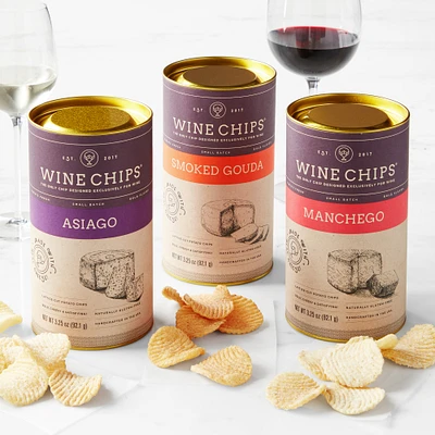 Wine Chips Cheese Trio