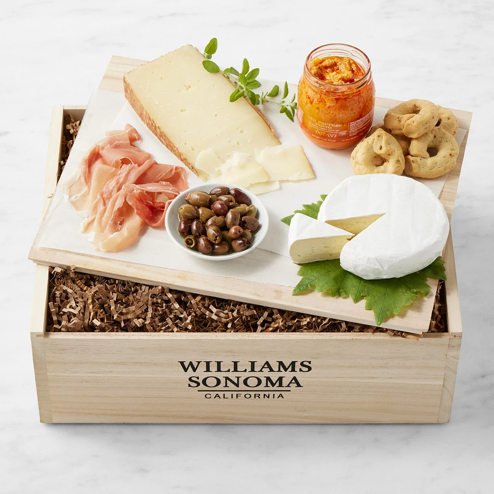 Italian Antipasti & Cheese Gift Crate