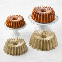 Nordic Ware Nonstick Cast Aluminum Brilliance Bundt Pans, Set of 2