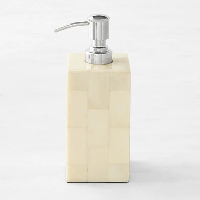 Bone Tile Soap Dispenser