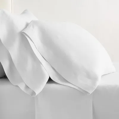 Chambers® Linen Sheet Set, White