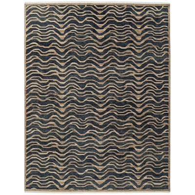 Tiger Stripe Hand Knotted Rug