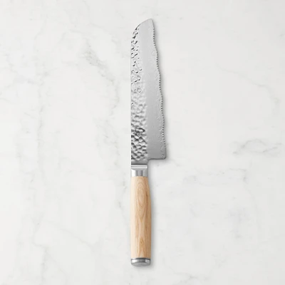 Shun Premier Blonde Serrated Master Utility Knife, 7"
