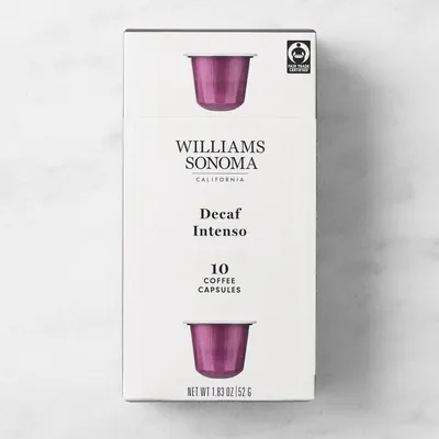 Williams Sonoma Coffee Capsules, Decaf Intenso