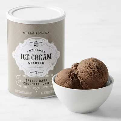 Williams Sonoma Ice Cream Starter, Salted Dark Chocolate