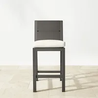 Larnaca Outdoor Slate Grey Metal Stools