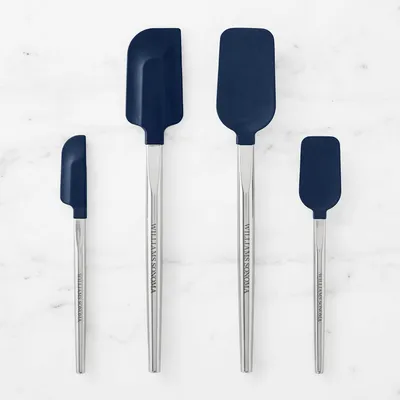 Williams Sonoma Ultimate Silicone Spatulas with Stainless-Steel Handle, Set of 4