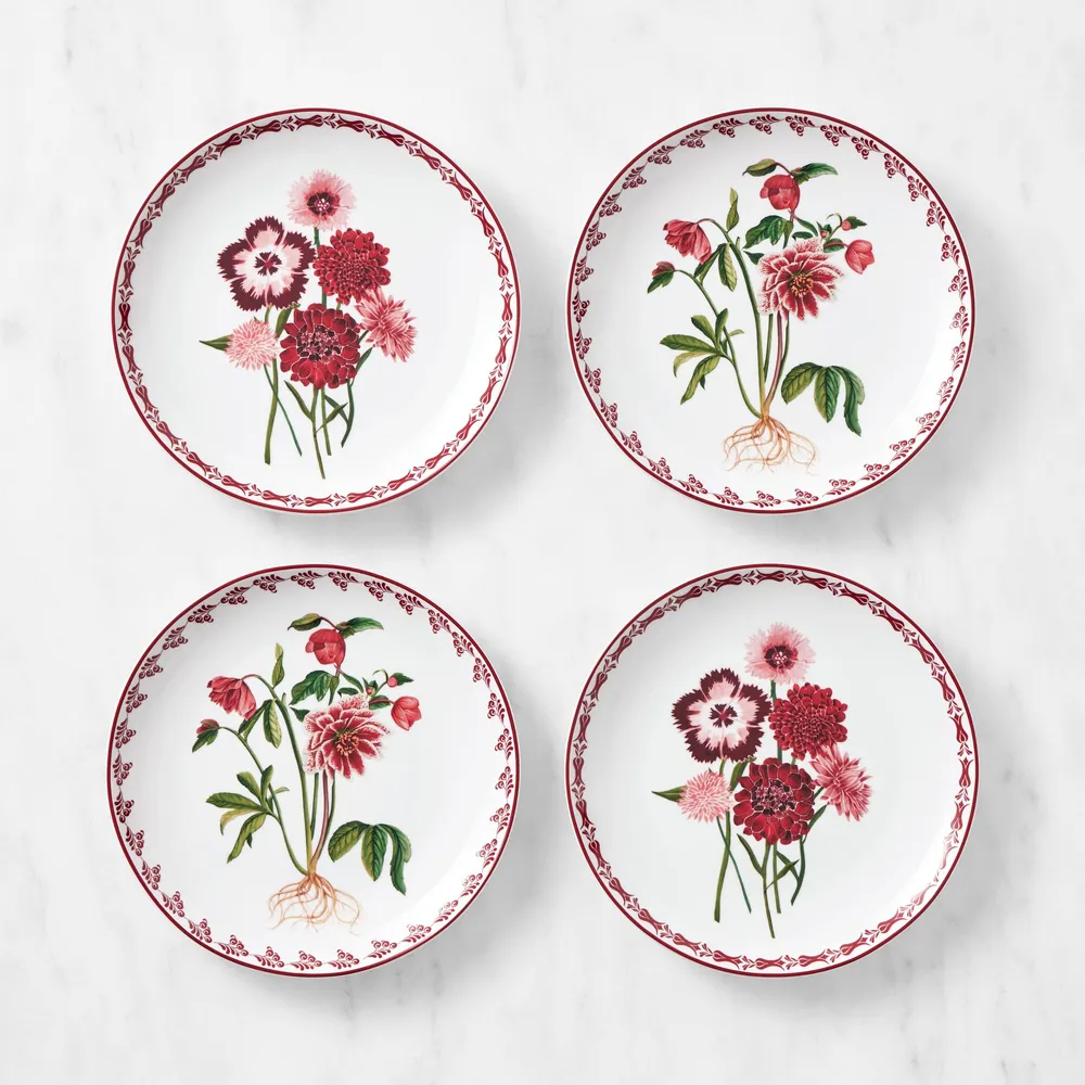 AERIN Alpine Mixed Salad Plates, Set of 4