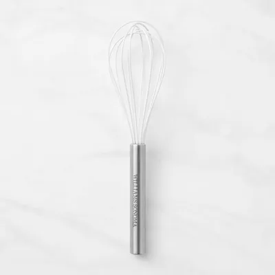 Williams Sonoma Stainless Steel Silicone Whisk, White