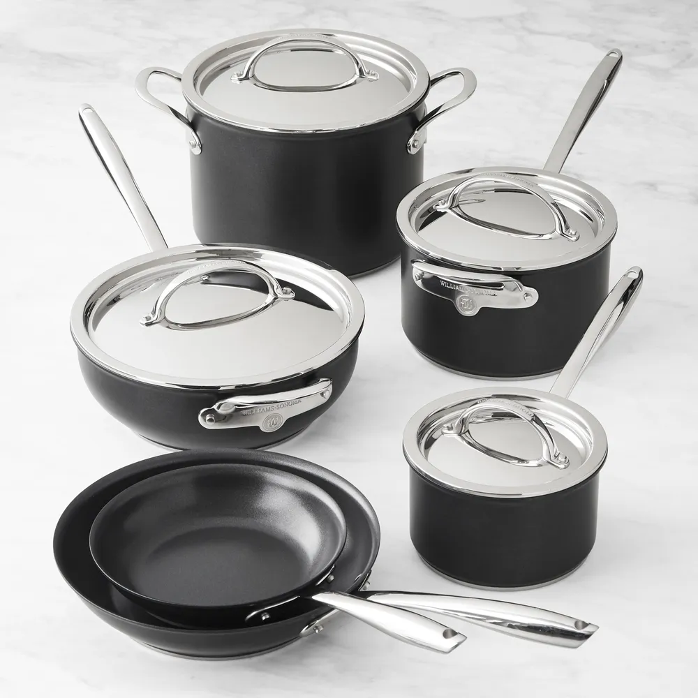 Williams Sonoma Thermo-Clad™ Nonstick 10-Piece Cookware Set