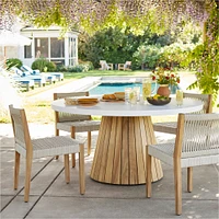 Balboa Round Fibrestone Dining Table