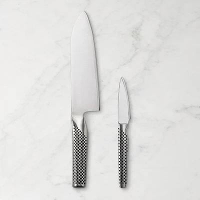 Global Classic Santoku & Paring Knives, Set of 2