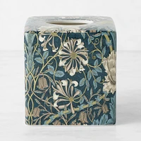 Williams Sonoma Home x Morris & Co. Honeysuckle Tulip Tissue Box Cover