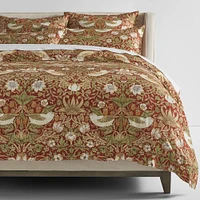 Williams Sonoma Home x Morris & Co. Strawberry Thief Duvet Shams