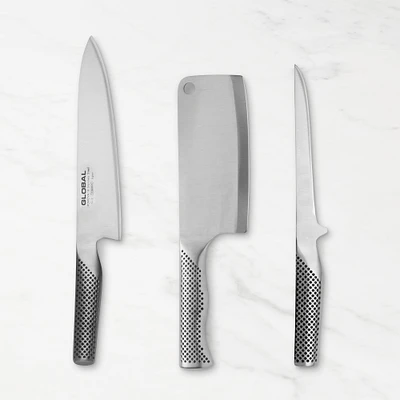Global Classic Butcher's Prep Knives, Set of 3