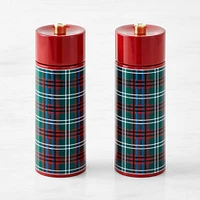 Williams Sonoma Tartan Salt and Pepper Mills Set